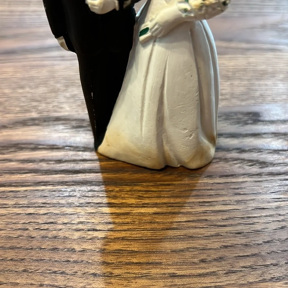 💍 Vintage 1956 PFEIL & INC. Molding Bride & Groom Wedding Cake Topper Figurine